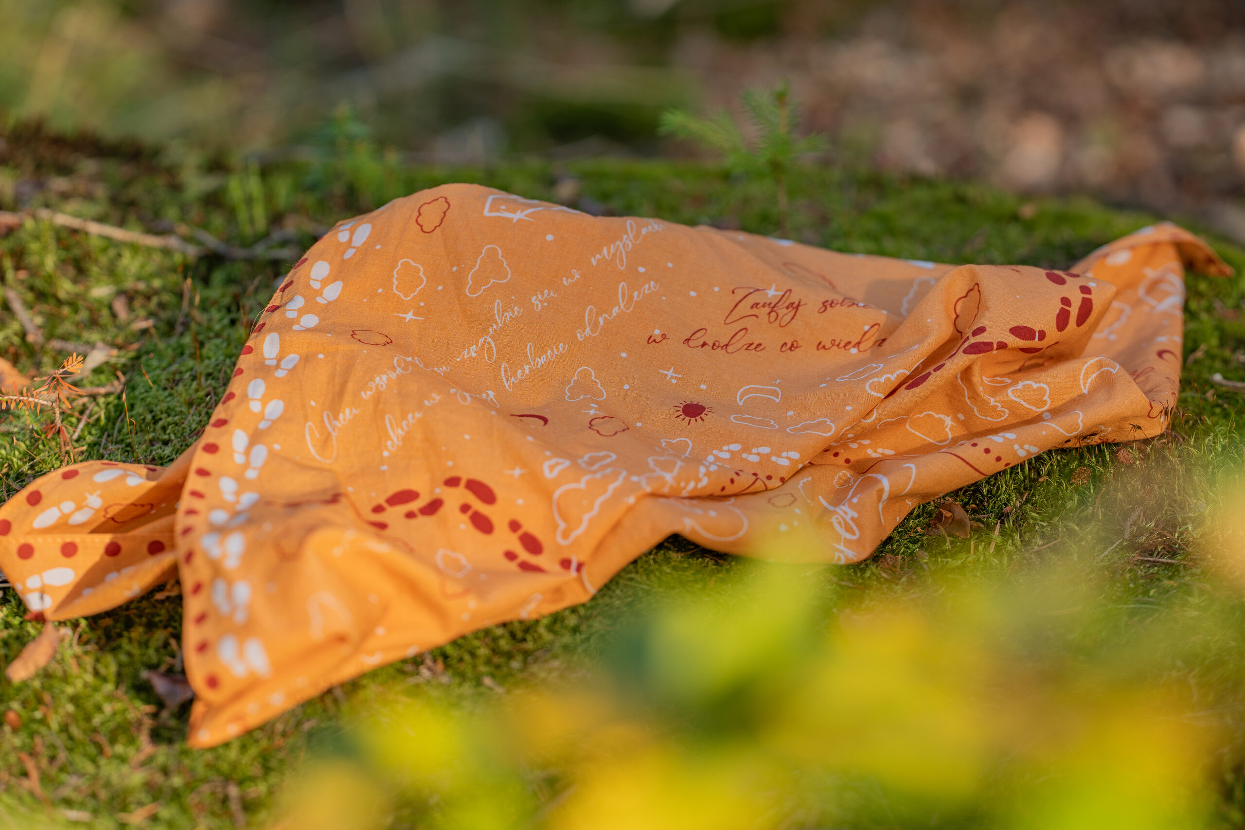 Apaszka / bandana bawełniana "Zaprowadź mnie" - obrazek 7